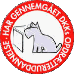 Har gennemgået DKKs opdrætteruddannelse, overbygning i genetik og jura og suppleringskursus "Den lovpligtige hundeholde uddannelse"